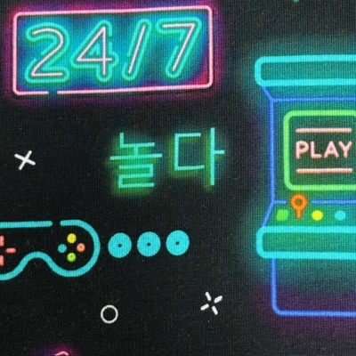Jersey digital | NEON Sign | PLAY | schwarz